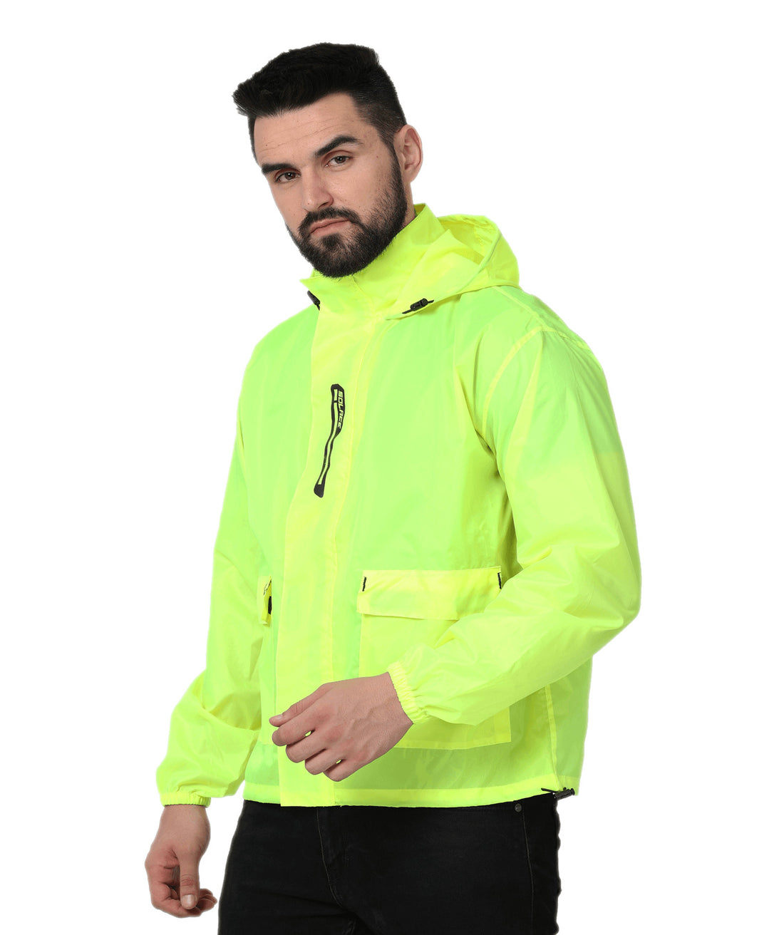 rainpro jacket neon 1